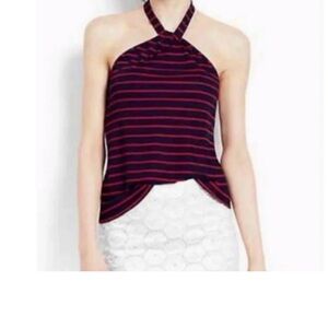 Ann Taylor Red Halter Tank Top